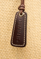 Соломенная сумка-тоут Chanel