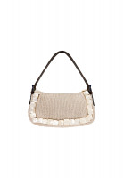Бисерная сумка Fendi Baguette с перламутром 