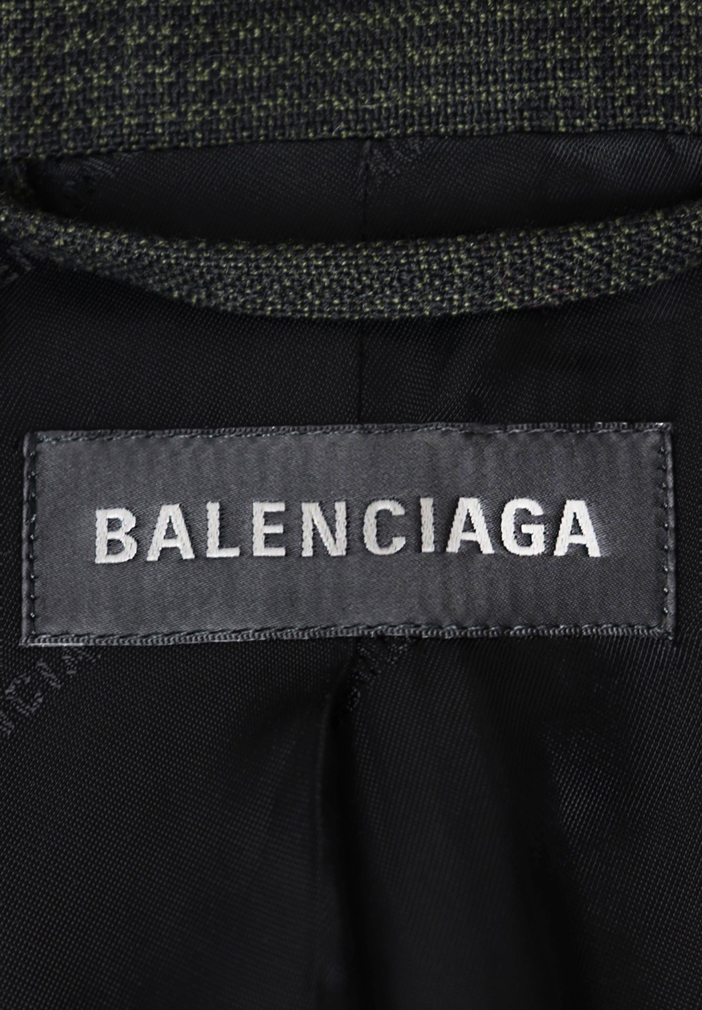 Удлиненный жакет Balenciaga в клетку