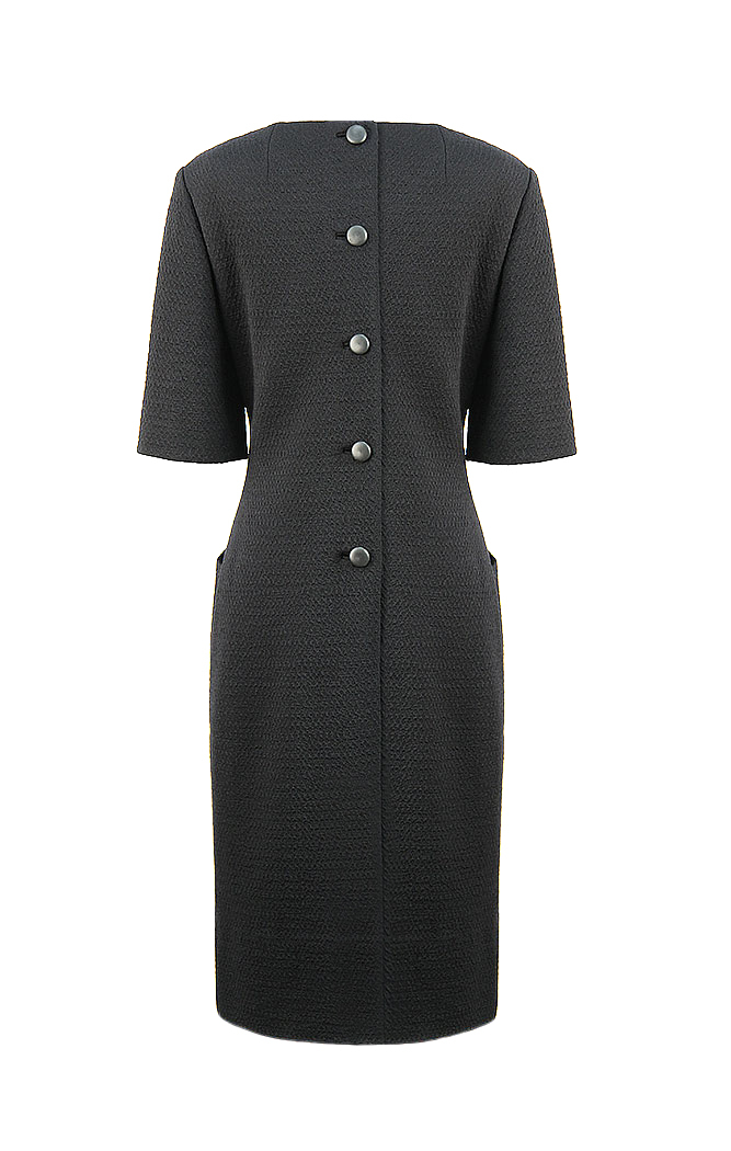 Черное платье Balenciaga haute couture