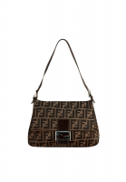 Сумка Fendi Mamma Baguette с узором Zucca