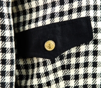 Укороченный жакет Chanel в клетку