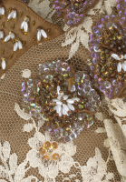 Винтажный шёлковый костюм