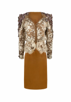 Винтажный шёлковый костюм