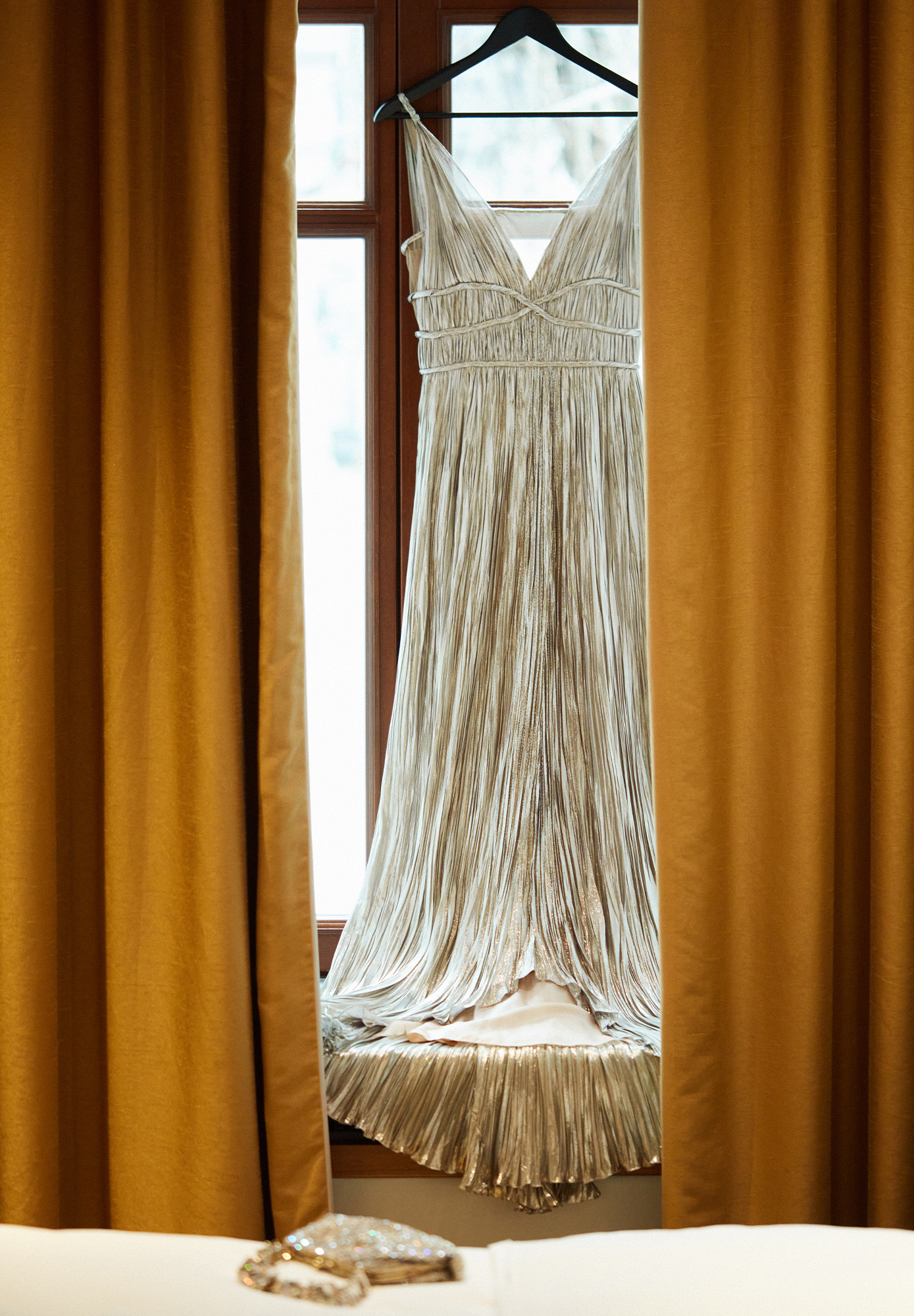 Парчовое платье Oscar de la Renta