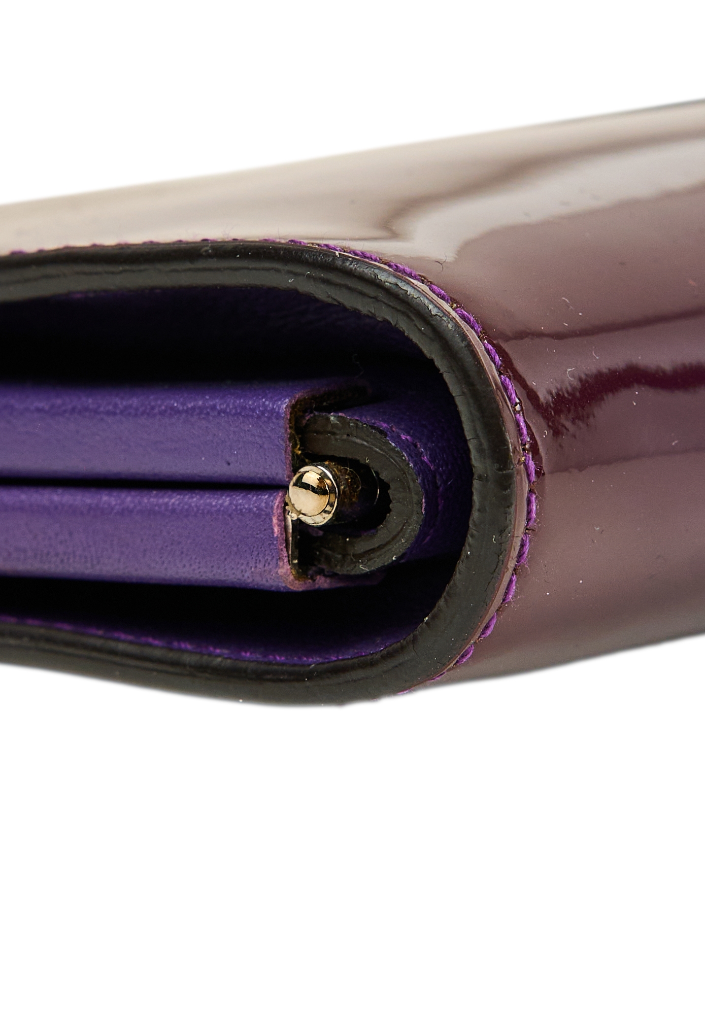 Бордовый клатч Salvatore Ferragamo