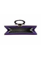 Бордовый клатч Salvatore Ferragamo