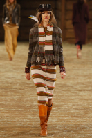 Кашемировый жакет Chanel в полоску