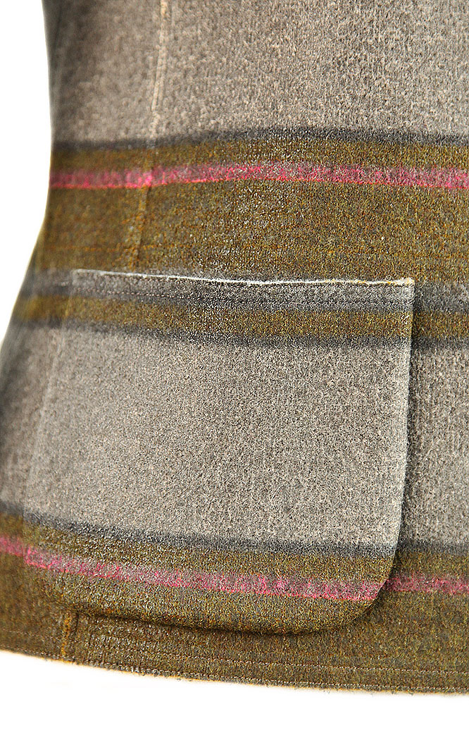 Кашемировый жакет Chanel в полоску