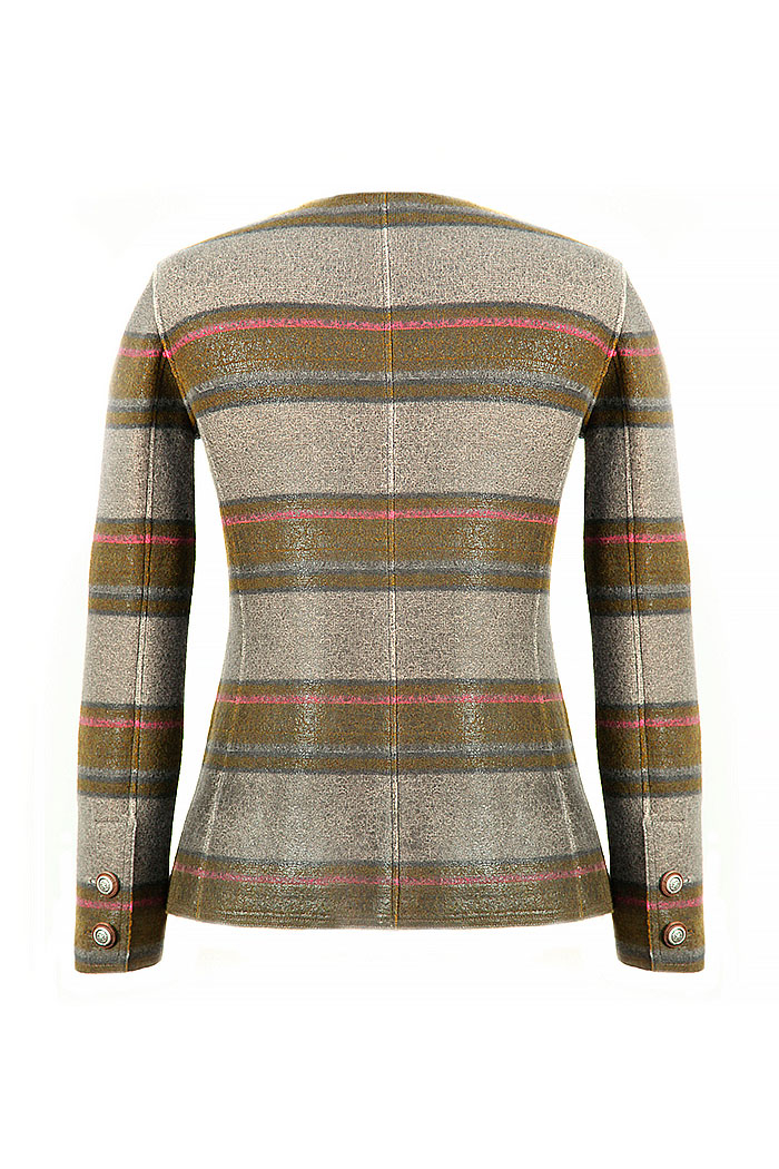 Кашемировый жакет Chanel в полоску