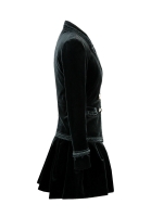 Бархатный черный костюм Chanel