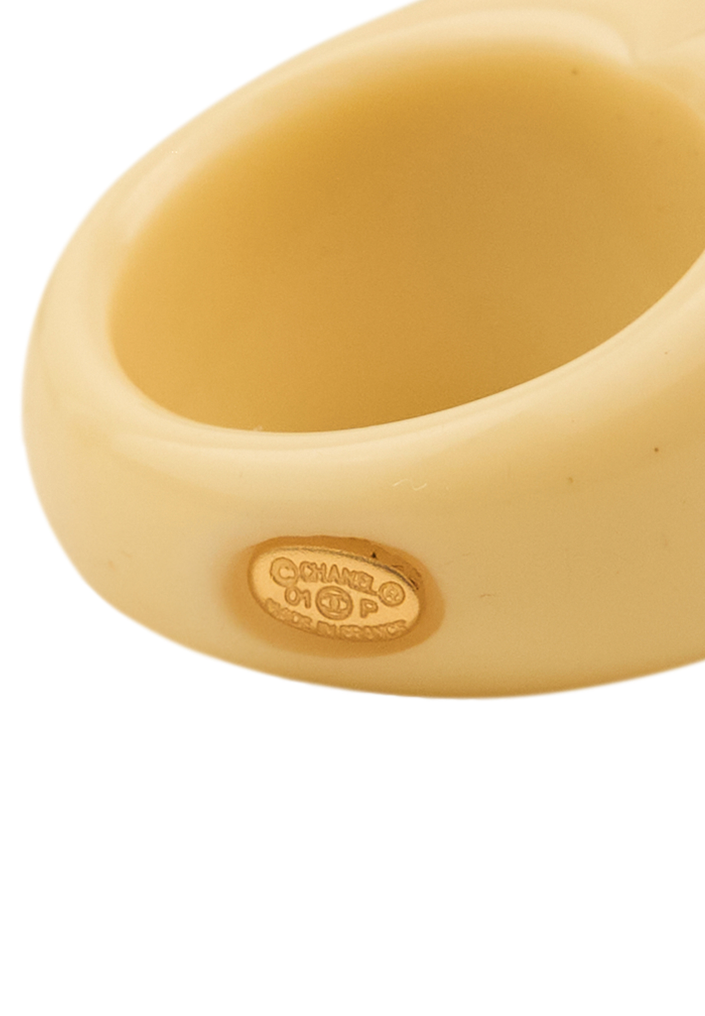 Кольцо Chanel с логотипом