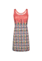 Разноцветное платье Chanel с бахромой