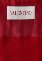 Красное шелковое платье Valentino