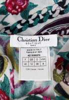 Топ Christian Dior с разноцветным принтом