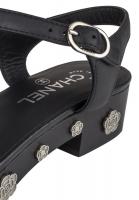 Черные сандали Chanel