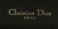 Чёрная кожаная сумка Christian Dior Diorama