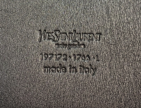 Черный пояс Yves Saint Laurent