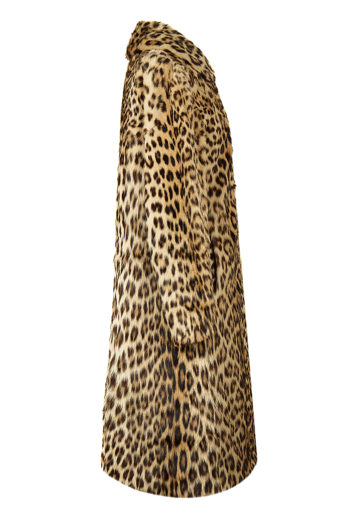 Шуба Lardillat Frères из меха оцелота