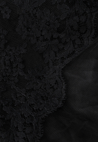 Вечернее платье Valentino с кружевом и кожей