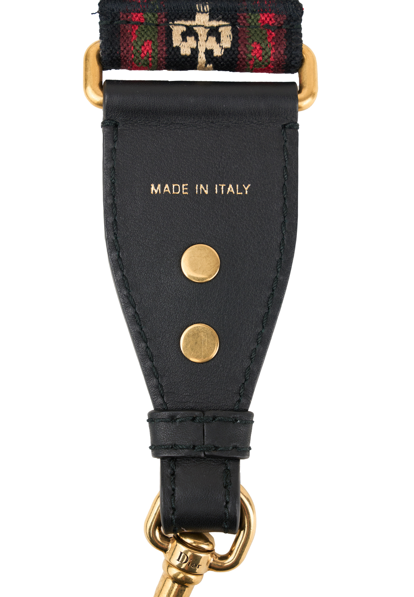 Ремень для сумки Christian Dior с заклепками