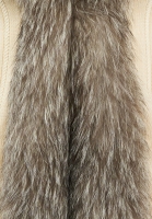 Бежевый кардиган Blumarine с мехом