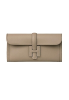 Клатч Hermès Jige Elan 29 Gris Asphalte Swift