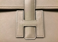 Клатч Hermès Jige Elan 29 Gris Asphalte Swift