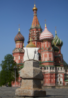 Кожаная сумка Chanel с видом Москвы