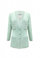 Светло-зелёный жакет Chanel