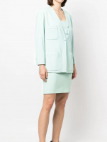 Светло-зелёный жакет Chanel