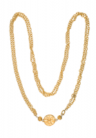 Колье Chanel с логотипом