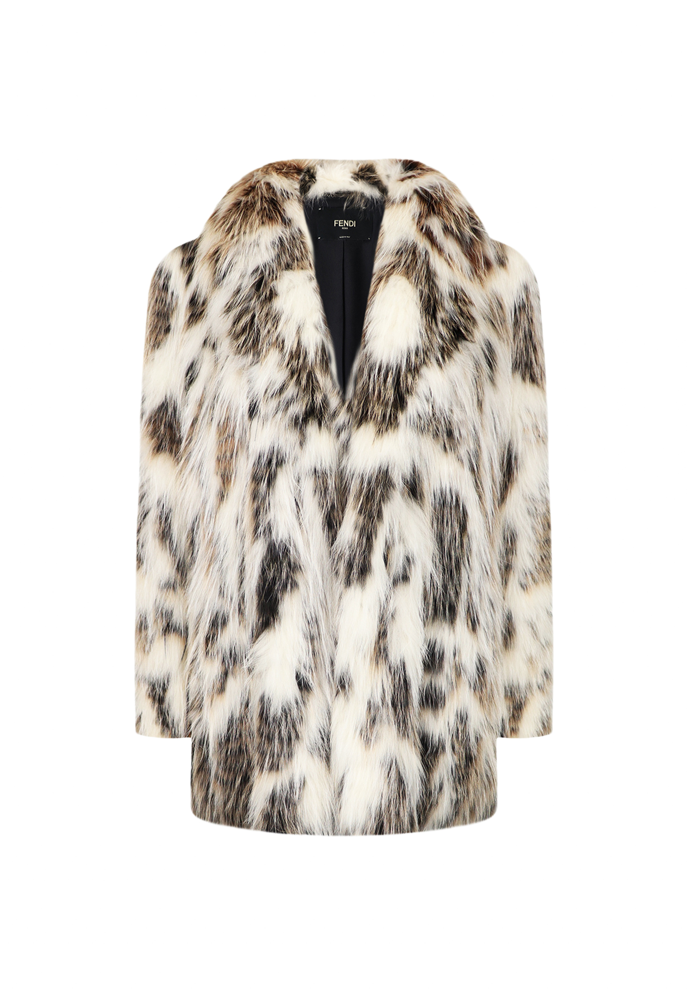 Шуба Fendi из меха лисы