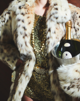 Шуба Fendi из меха лисы