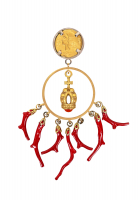 Крупные клипсы Dolce&Gabbana с подвесками