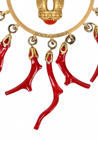 Крупные клипсы Dolce&Gabbana с подвесками