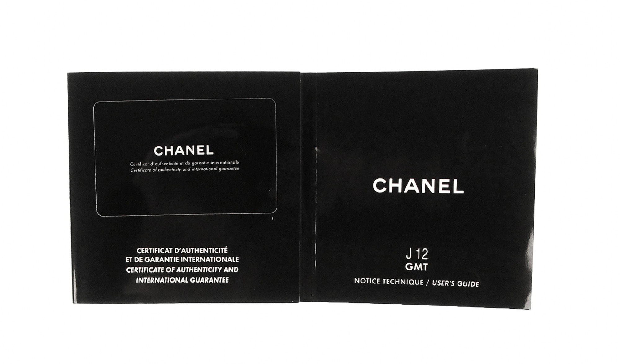 Чёрные часы Chanel J12
