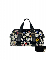 Тканевая сумка Chanel с логотипами