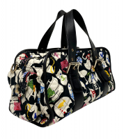 Тканевая сумка Chanel с логотипами