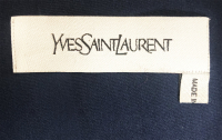 Синее платье-футляр Yves Saint Laurent