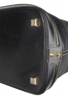 Кожаная сумка Louis Vuitton Black Chevre Suhali Lockit