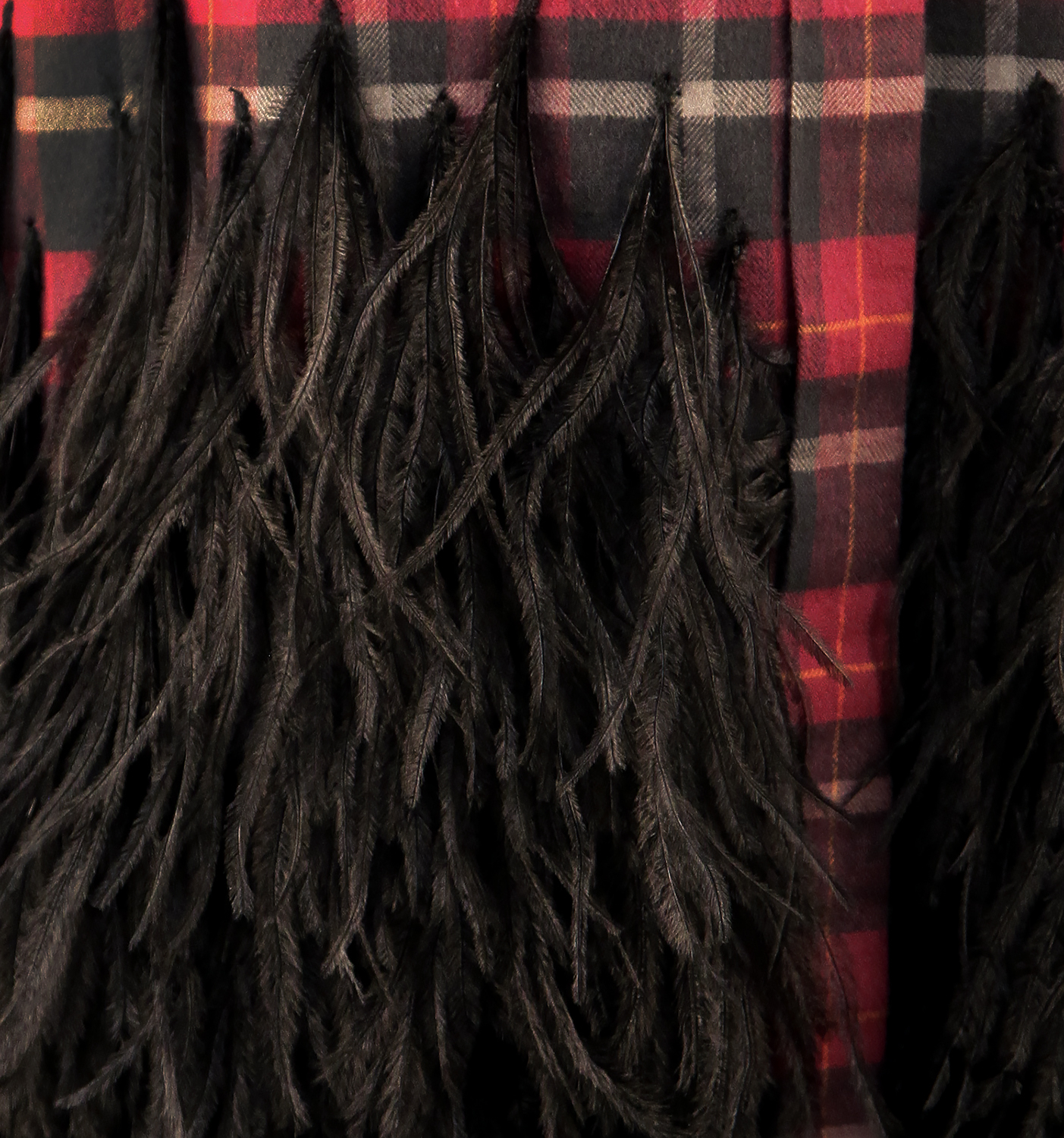 Рубашка №21 с перьями