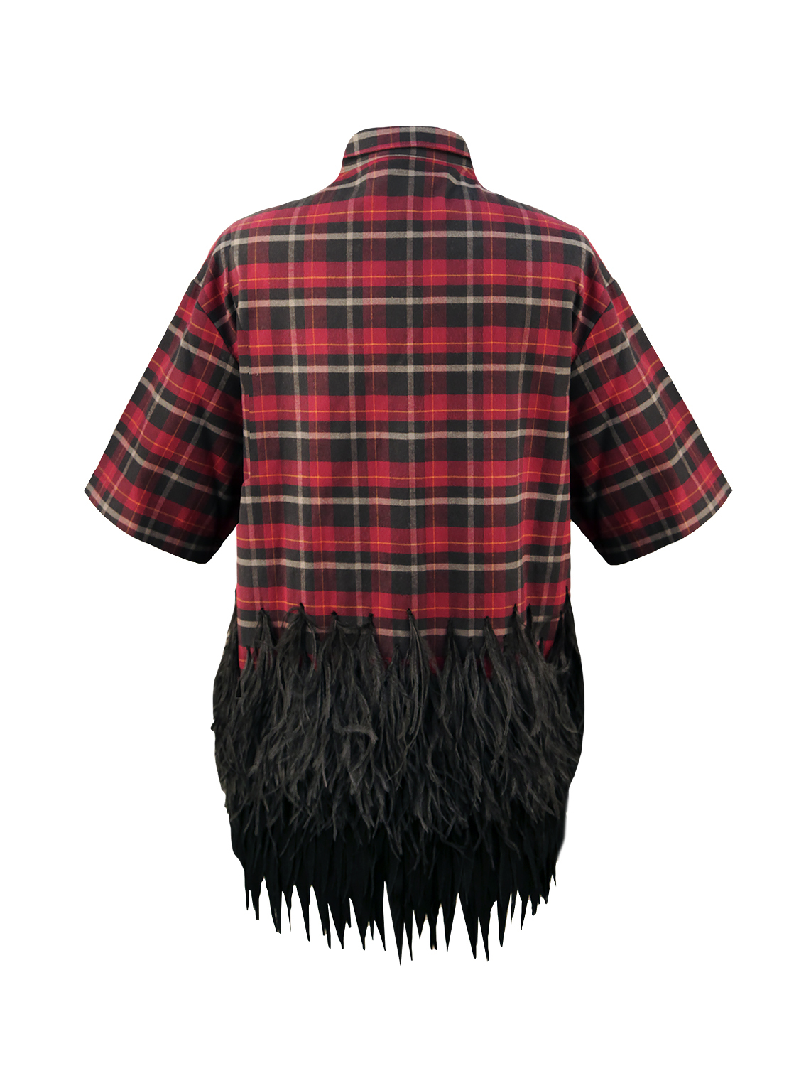 Рубашка №21 с перьями