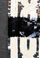 Серый свитер Christian Dior с пайетками