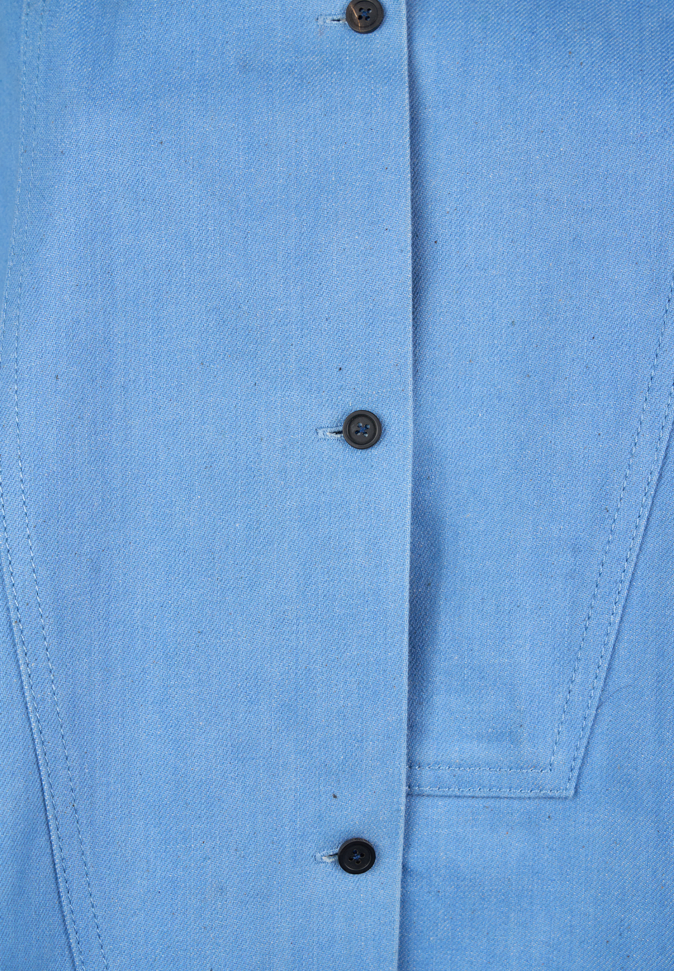 Джинсовая ассиметричная рубашка Loewe