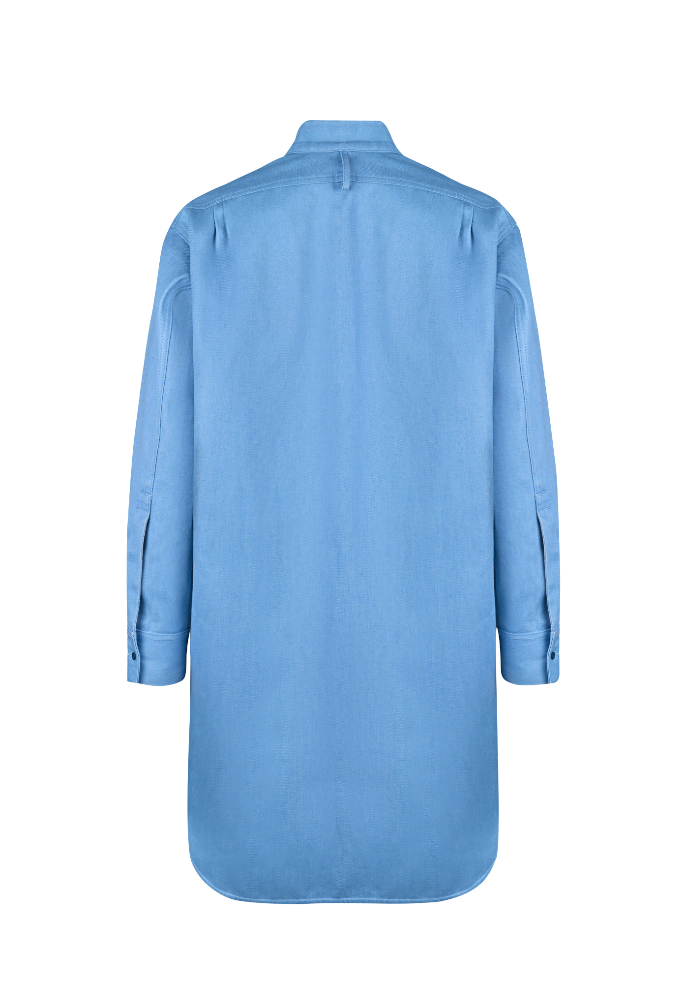 Джинсовая ассиметричная рубашка Loewe