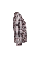 Клетчатый жакет Chanel с бахромой