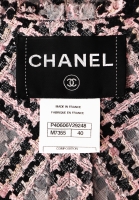 Клетчатый жакет Chanel с бахромой