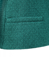 Зеленый твидовый жакет Chanel