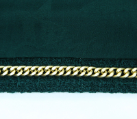 Зеленый твидовый жакет Chanel